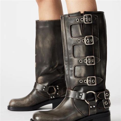 steve madden biker boots miu miu dupe|steve madden official website uk.